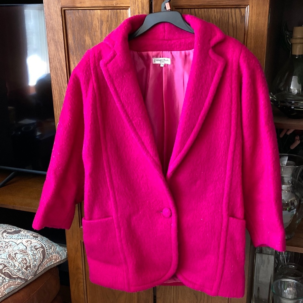 Mohair wool coat